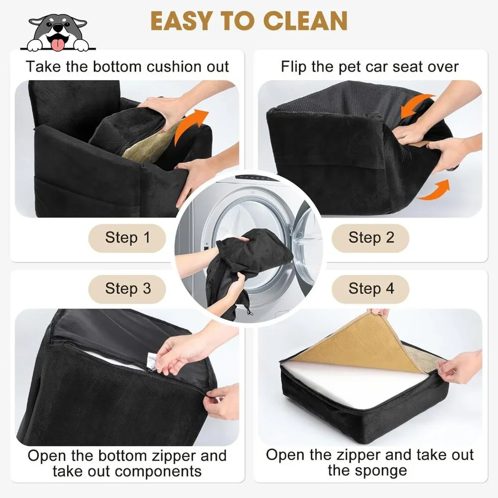 JOEJOY Dog Car Seats for Small Medium Dogs Under 35lbs